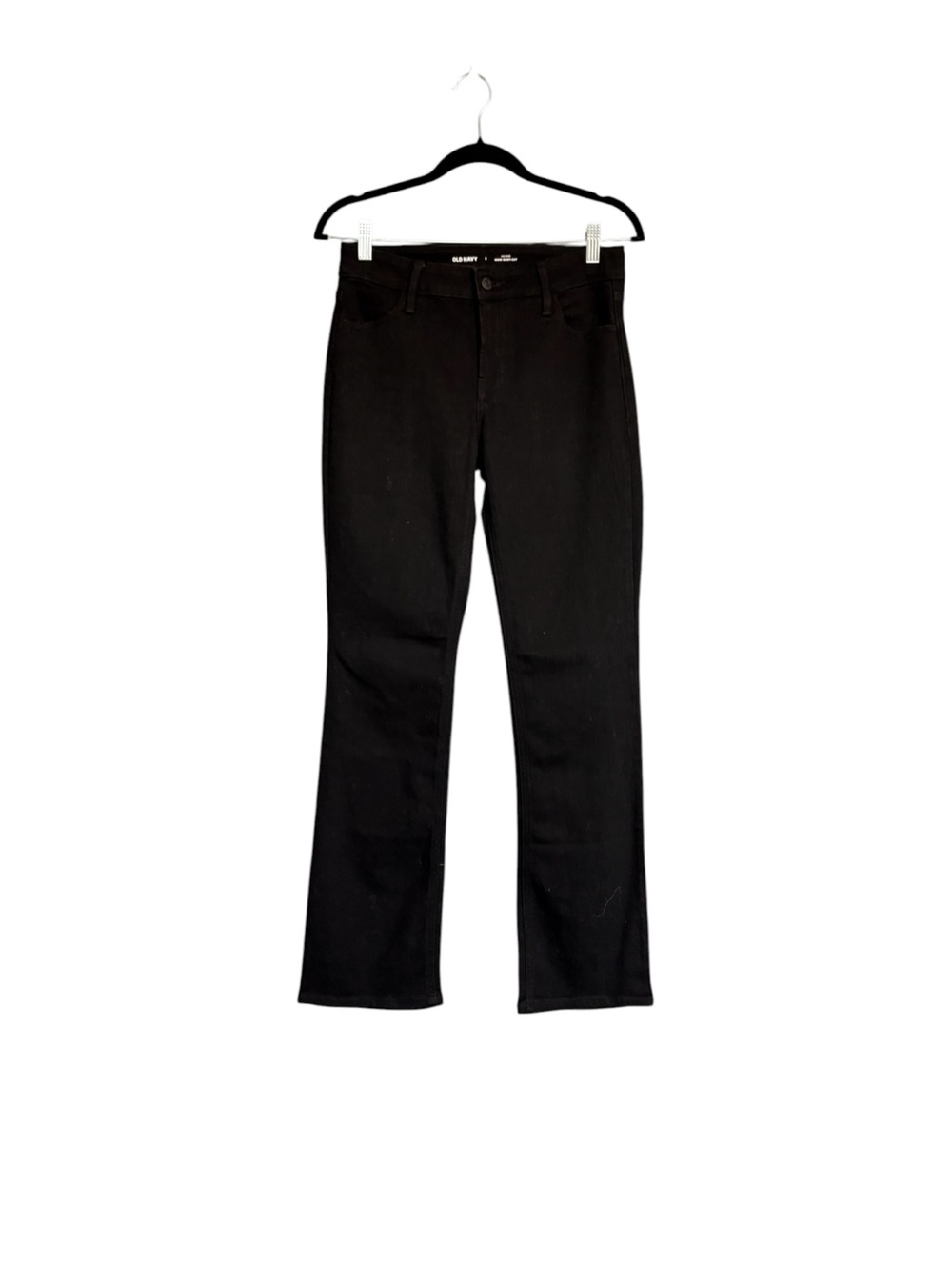 Old Navy Mid-Rise Wow Boot-Cut Black Jeans Size 2